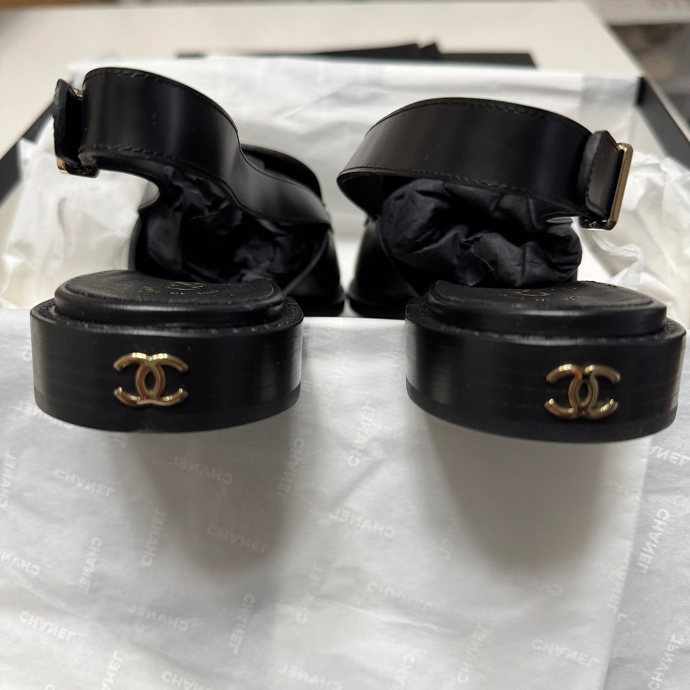 Chanel Slingback Loafers | NIB | Size 38.5C - Picture 7 of 12